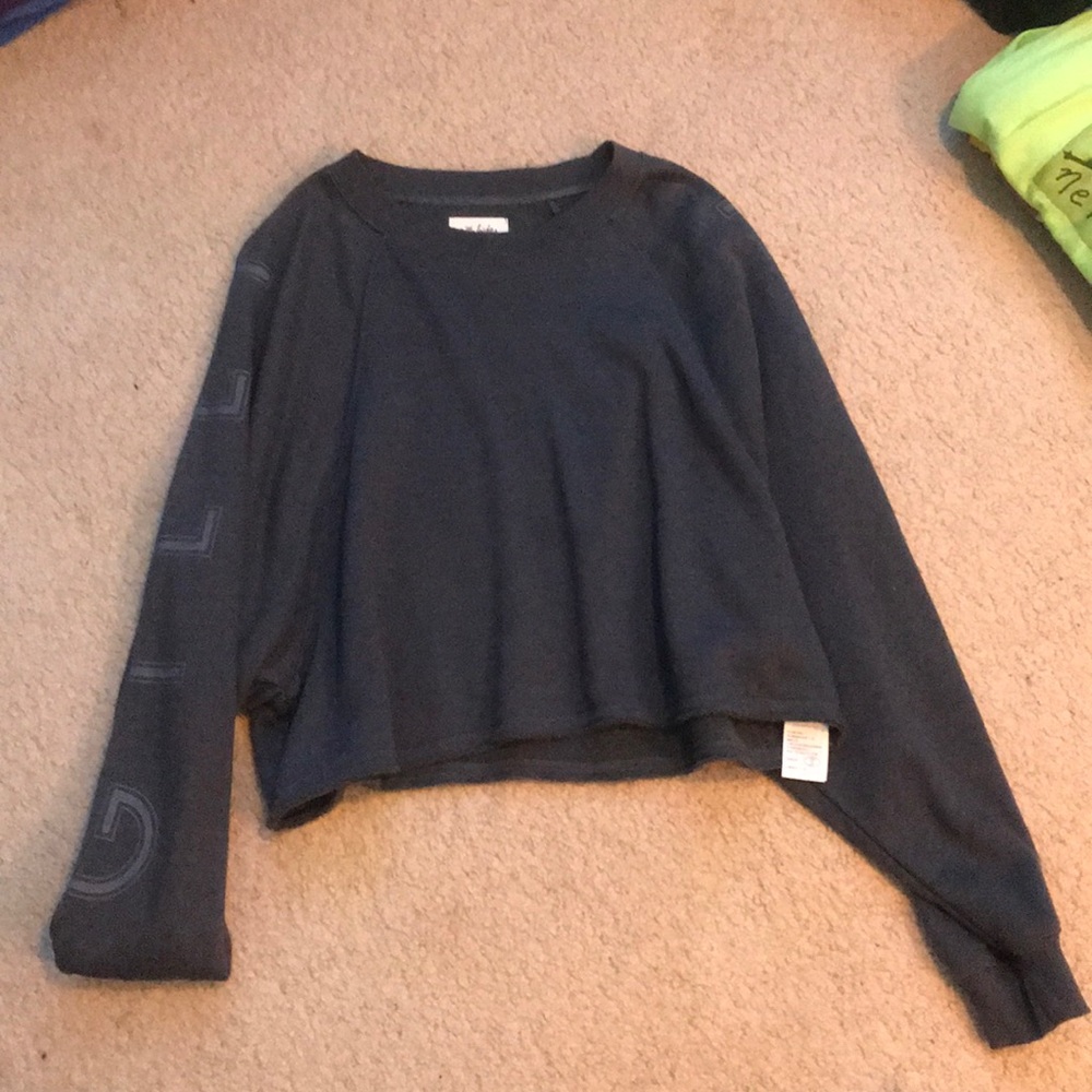 Gilly Hicks Grey Crop-Top